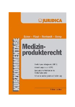 Abbildung von Semp / Ecker | Medizinprodukterecht | 1. Auflage | 2004 | 30 | beck-shop.de
