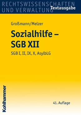 Abbildung von Großmann / Melzer | Sozialhilfe – SGB XII | 41. Auflage | 2009 | beck-shop.de