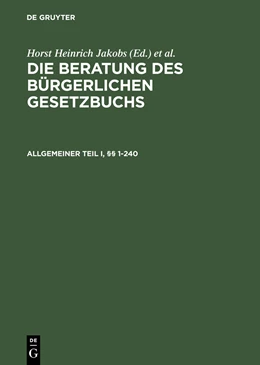 Abbildung von Jakobs / Schubert | Allgemeiner Teil I und II, §§ 1–240 | 1. Auflage | 1984 | beck-shop.de