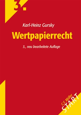 Abbildung von Gursky | Wertpapierrecht | 3. Auflage | 2007 | beck-shop.de