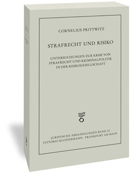 Abbildung von Strafrecht und Risiko | 1. Auflage | 1993 | 22 | beck-shop.de