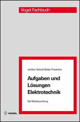 Abbildung von Janßen / Soboll | Aufgaben und Lösungen Elektrotechnik | 14. Auflage | 2009 | beck-shop.de