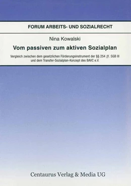 Abbildung von Kowalski | Vom passiven zum aktiven Sozialplan | 1. Auflage | 2017 | 18 | beck-shop.de