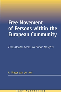 Abbildung von Van der Mei | Free Movement of Persons within the European Community | 1. Auflage | 2003 | beck-shop.de