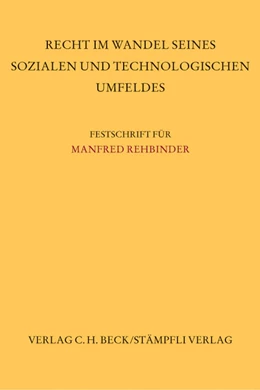 Abbildung von Recht im Wandel seines sozialen und technologischen Umfeldes | 1. Auflage | 2002 | beck-shop.de