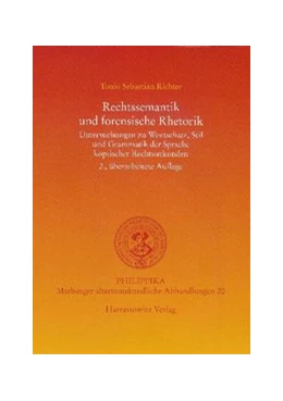 Abbildung von Richter | Rechtssemantik und forensische Rhetorik | 2. Auflage | 2008 | 20 | beck-shop.de