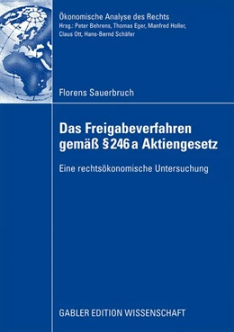 Abbildung von Sauerbruch | Das Freigabeverfahren gemäß § 246a Aktiengesetz | 1. Auflage | 2008 | beck-shop.de