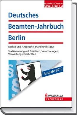 Abbildung von Walhalla Taschenausgabe | Deutsches Beamten-Jahrbuch Berlin | 3. Auflage | 2010 | beck-shop.de