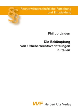 Abbildung von Linden | Die Bekämpfung von Urheberrechtsverletzungen in Italien | 1. Auflage | 2007 | 753 | beck-shop.de