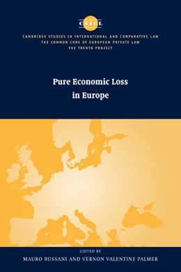Abbildung von Bussani / Palmer | Pure Economic Loss in Europe | 1. Auflage | 2011 | beck-shop.de