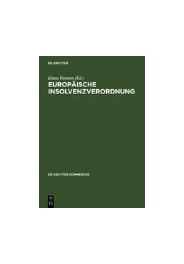 Abbildung von Pannen | Europäische Insolvenzverordnung | 1. Auflage | 2007 | beck-shop.de