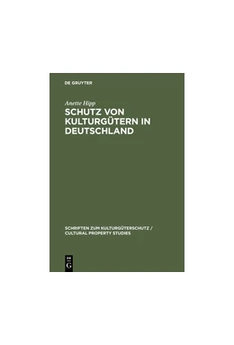 Abbildung von Hipp | Schutz von Kulturgütern in Deutschland | 1. Auflage | 2000 | beck-shop.de