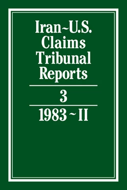 Abbildung von Pirrie | Iran-U.S. Claims Tribunal Reports: Volume 3 | 1. Auflage | 1984 | beck-shop.de