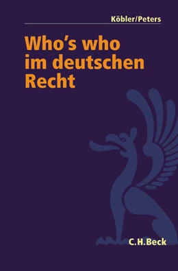 Abbildung von Köbler / Peters | Who's who im deutschen Recht | 1. Auflage | 2003 | beck-shop.de
