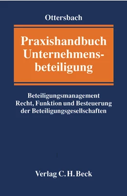 Abbildung von Ottersbach | Praxishandbuch Unternehmensbeteiligung | 1. Auflage | 2003 | beck-shop.de