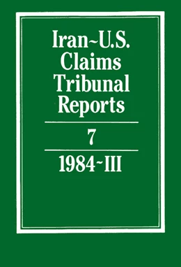 Abbildung von Pirrie / Arnold | Iran-U.S. Claims Tribunal Reports: Volume 7 | 1. Auflage | 1986 | beck-shop.de