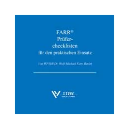 Abbildung von Farr | Prüferchecklisten für den praktischen Einsatz • mit Aktualisierungsservice | 1. Auflage | 2022 | beck-shop.de