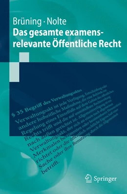 Abbildung von Brüning / Nolte | Das gesamte examensrelevante Öffentliche Recht | 1. Auflage | 2024 | beck-shop.de