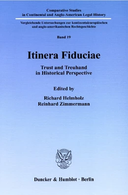 Abbildung von Helmholz / Zimmermann | Itinera Fiduciae. | 1. Auflage | 1998 | 19 | beck-shop.de