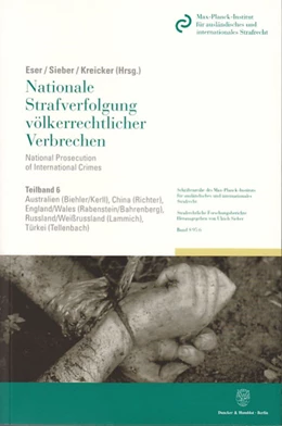 Abbildung von Eser / Sieber | Nationale Strafverfolgung völkerrechtlicher Verbrechen / National Prosecution of International Crimes. | 1. Auflage | 2005 | 95/6 | beck-shop.de