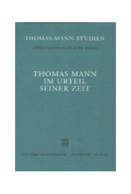 Abbildung von Schröter | Thomas Mann im Urteil seiner Zeit | 2. Auflage | 2000 | 22 | beck-shop.de