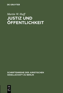 Abbildung von Huff | Justiz und Öffentlichkeit | 1. Auflage | 1996 | 146 | beck-shop.de