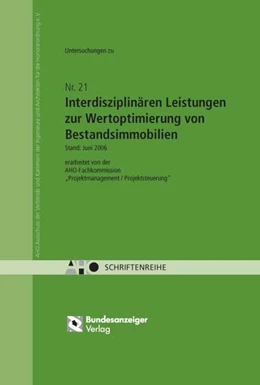 Abbildung von Interdisziplinäre Leistungen zur Wertoptimierung von Bestandsimmobilien | 1. Auflage | 2006 | 21 | beck-shop.de