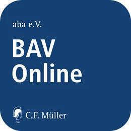 Abbildung von C.F. Müller Beratermodul BAV Online | 1. Auflage | | beck-shop.de