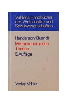 Abbildung von Henderson / Quandt | Mikroökonomische Theorie | 5. Auflage | 1983 | beck-shop.de