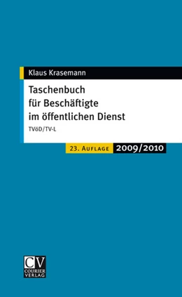 Abbildung von Krasemann | Taschenbuch für Beschäftigte im öffentlichen Dienst | 1. Auflage | 2009 | beck-shop.de