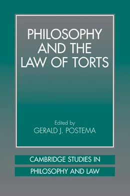 Abbildung von Postema | Philosophy and the Law of Torts | 1. Auflage | 2007 | beck-shop.de