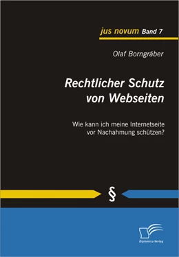Abbildung von Borngräber | Rechtlicher Schutz von Webseiten | 1. Auflage | 2010 | beck-shop.de