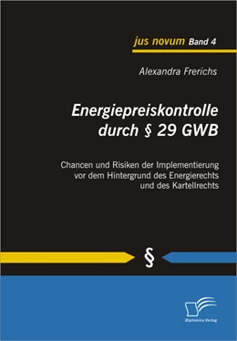 Abbildung von Frerichs | Energiepreiskontrolle durch § 29 GWB: Chancen und Risiken der Implementierung vor dem Hintergrund des Energierechts und des Kartellrechts | 1. Auflage | 2010 | beck-shop.de