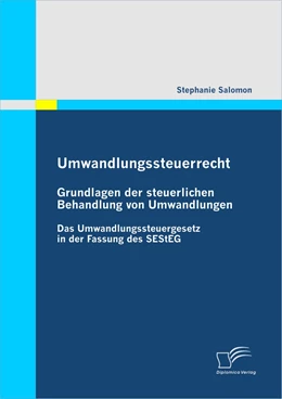 Abbildung von Salomon | Umwandlungssteuerrecht: Grundlagen der steuerlichen Behandlung von Umwandlungen | 1. Auflage | 2009 | beck-shop.de