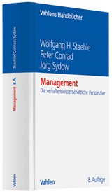 Abbildung von Staehle | Management - Eine verhaltenswissenschaftliche Perspektive | 8., überarbeitete Auflage | 1999 | beck-shop.de