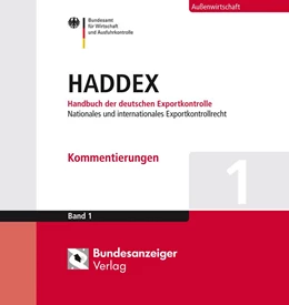 Abbildung von BAFA Bundesamt für Wirtschaft (Hrsg.) | HADDEX • Handbuch der deutschen Exportkontrolle | 1. Auflage | 2023 | beck-shop.de