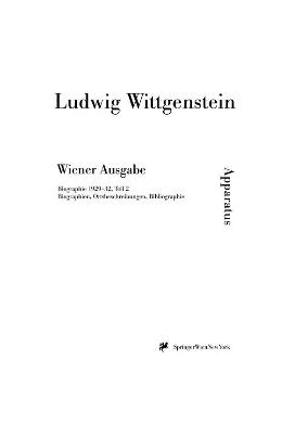 Abbildung von Wittgenstein / Nedo | Biographischer Apparat. Datierungen 1929-1932 (Bände 1-10) | 1. Auflage | 2015 | beck-shop.de