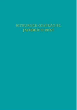 Abbildung von Bitburger Gespräche: Jahrbuch 2002/I | 1. Auflage | 2003 | beck-shop.de