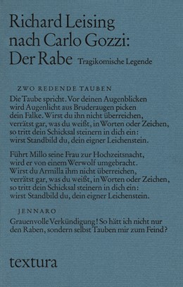 Cover: Leising, Richard / Gozzi, Carlo, Der Rabe