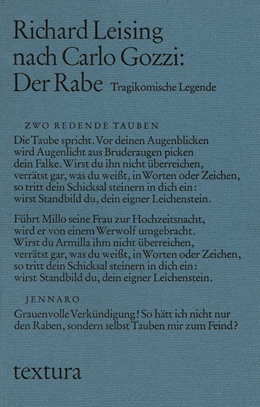 Abbildung von Leising, Richard / Gozzi, Carlo | Der Rabe | 1. Auflage | 2006 | beck-shop.de