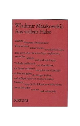Abbildung von Majakowskij, Wladimir | Aus vollem Halse | 1. Auflage | 1983 | beck-shop.de