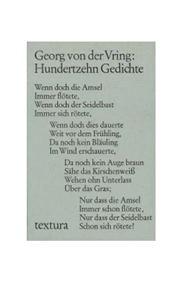 Abbildung von Vring, Georg von der | Hundertzehn Gedichte | 1. Auflage | 2007 | beck-shop.de