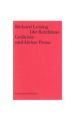 Cover: Leising, Richard, Die Rotzfahne