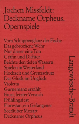 Abbildung von Missfeldt, Jochen | Deckname Orpheus | 1. Auflage | 1997 | beck-shop.de