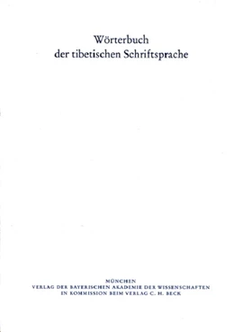 Abbildung von Wörterbuch der tibetischen Schriftsprache 9. Lieferung | 1. Auflage | 2010 | Lieferung 9. | beck-shop.de