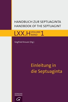 Abbildung von Kreuzer | Einleitung in die Septuaginta | 1. Auflage | 2016 | beck-shop.de