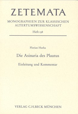 Cover: Hurka, Florian, Die Asinaria des Plautus