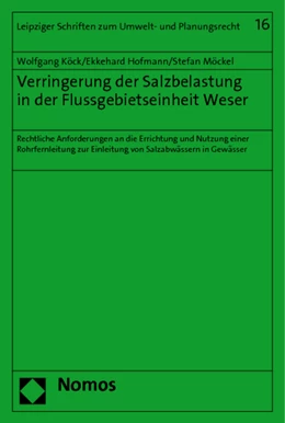 Abbildung von Köck / Hofmann | Verringerung der Salzbelastung in der Flussgebietseinheit Weser | 1. Auflage | 2011 | 16 | beck-shop.de