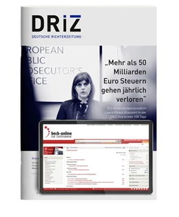 Abbildung von DRiZ • Deutsche Richterzeitung | 96. Auflage | 2024 | beck-shop.de
