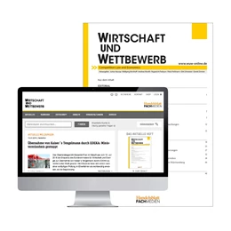 Abbildung von WuW - WIRTSCHAFT UND WETTBEWERB | 68. Auflage | 2024 | beck-shop.de
